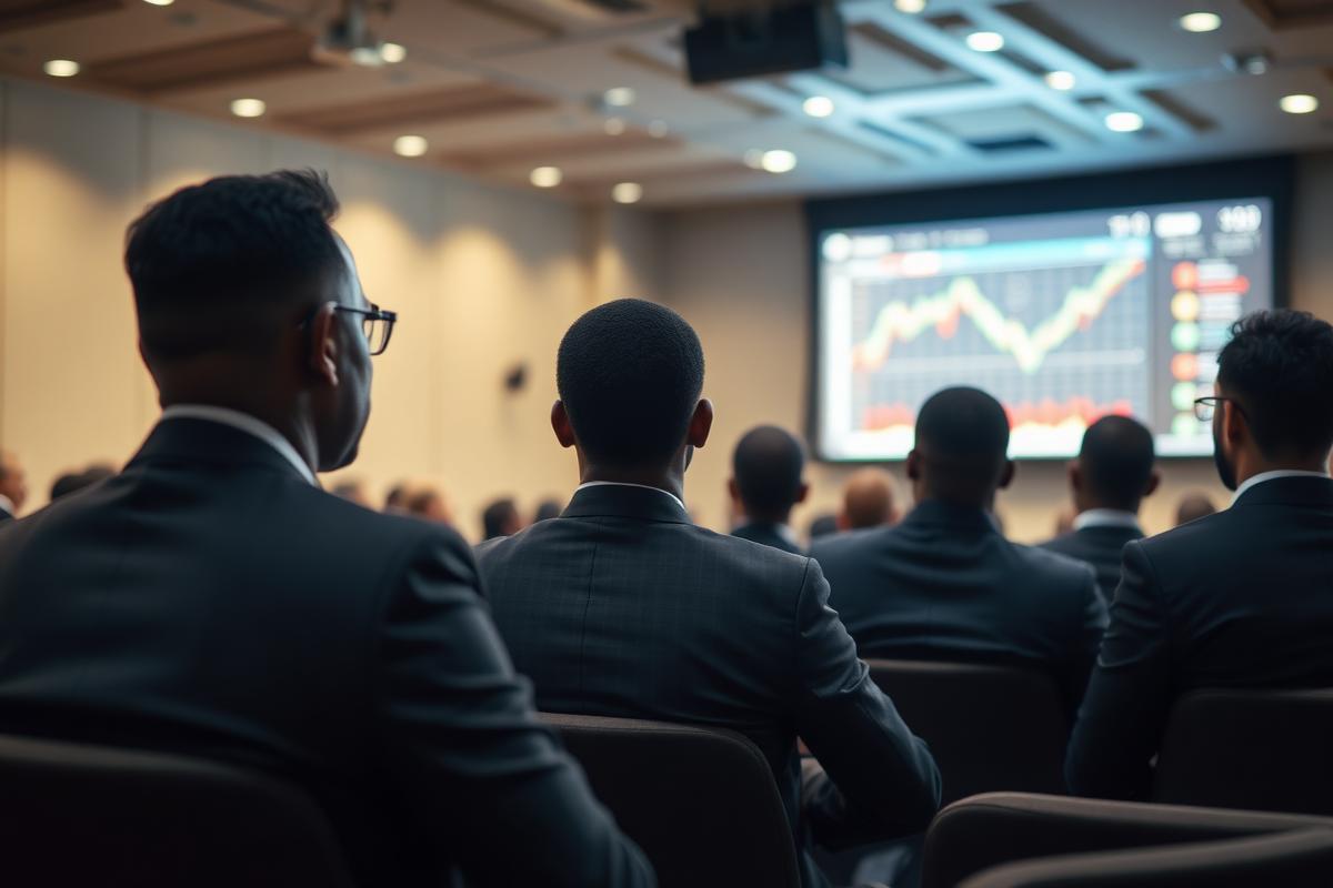 Students at trading masterclass